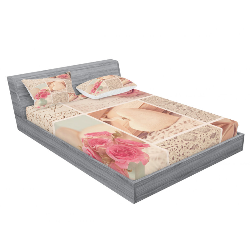 Microfiber Sheet Set, Full/Double Sheet Set with Fitted Sheet