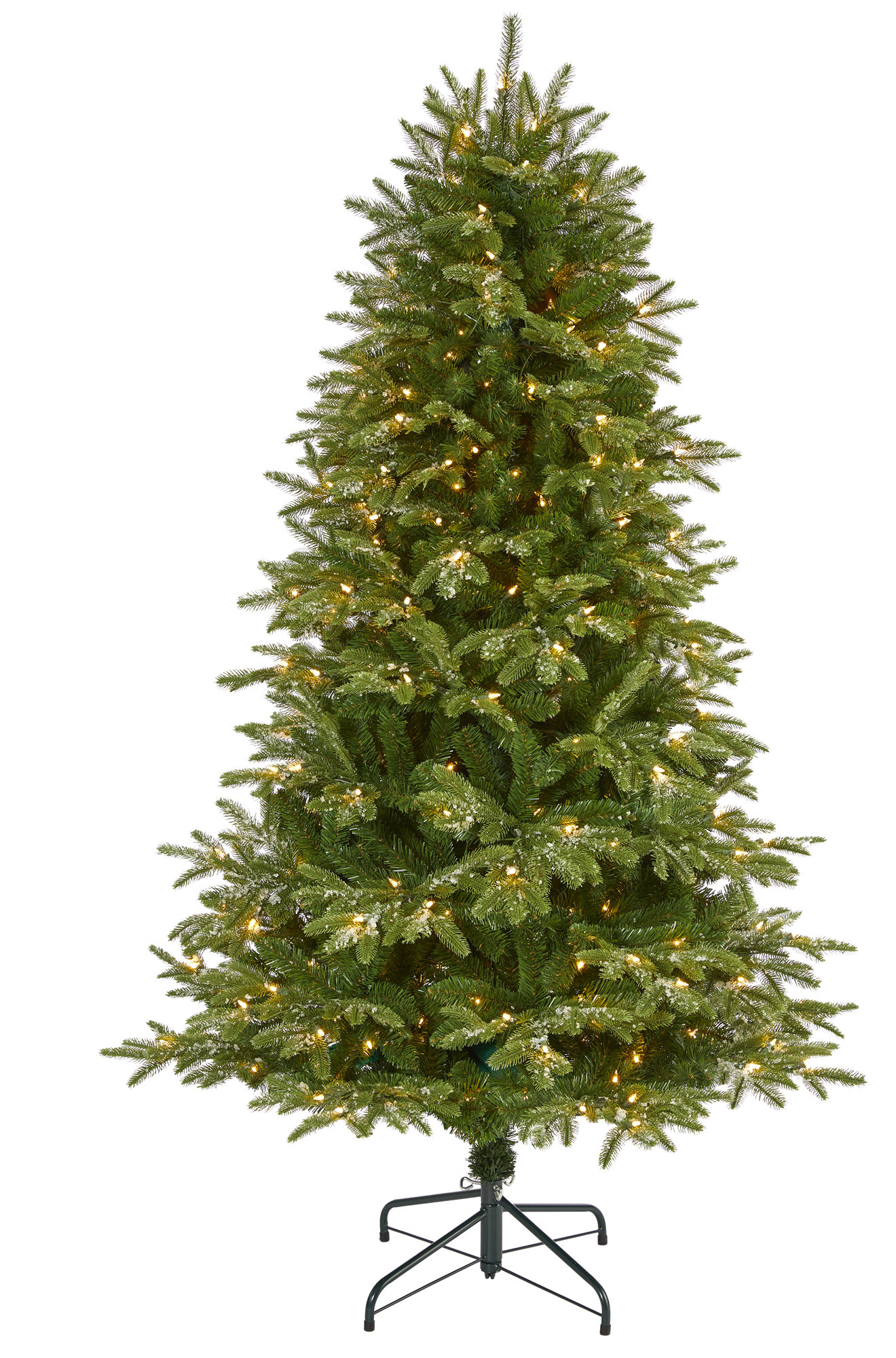 The Holiday Aisle® 7' Green Pine Artificial Christmas Tree with 500 ...