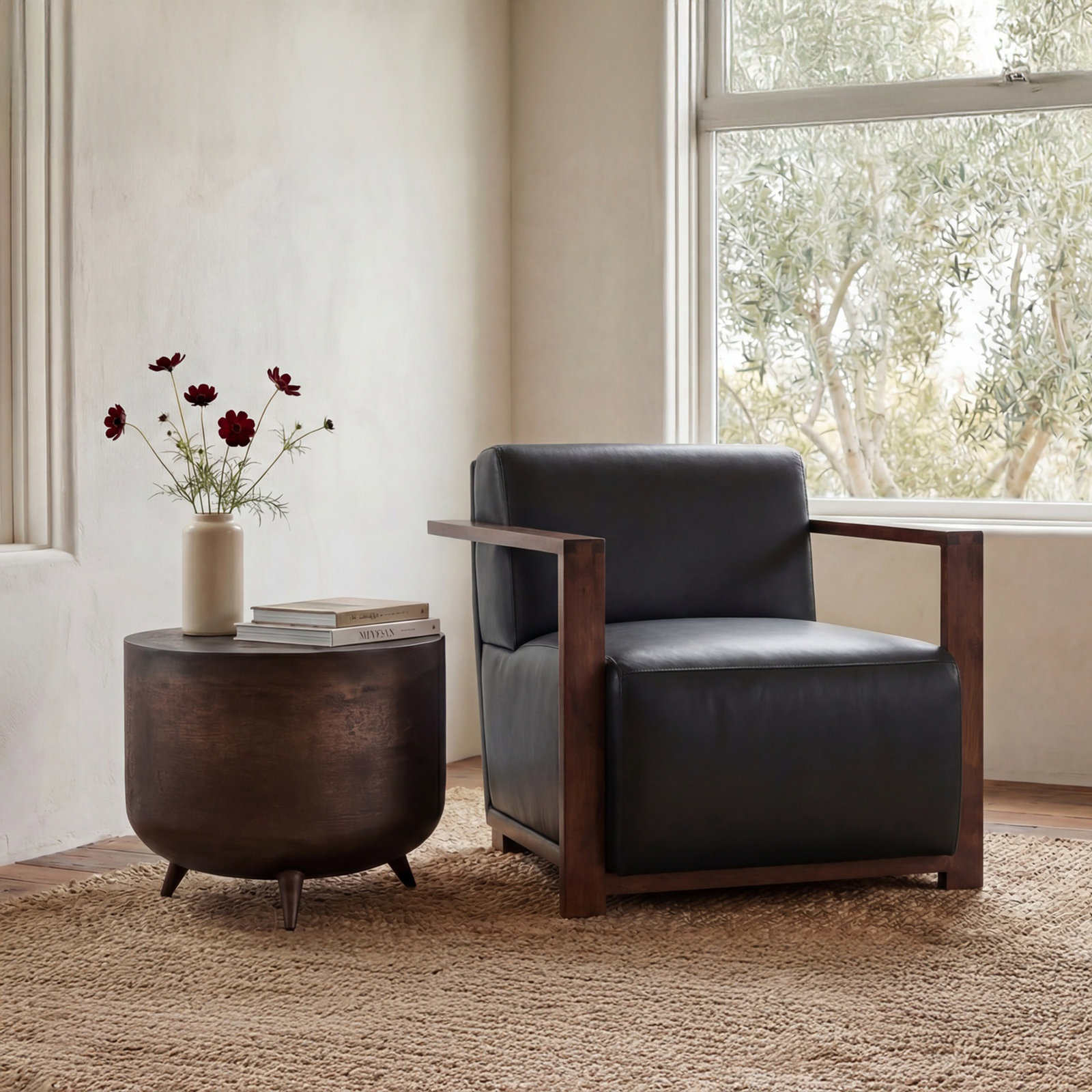 Acacia Armchair, Black