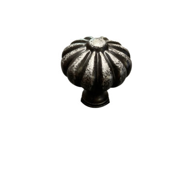 (5 Pack) 1-1/3 inch Pumpkin Knob