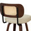 Tabouret de bar pivotant en similicuir de 25,59 po Cicero-434283658-434283652