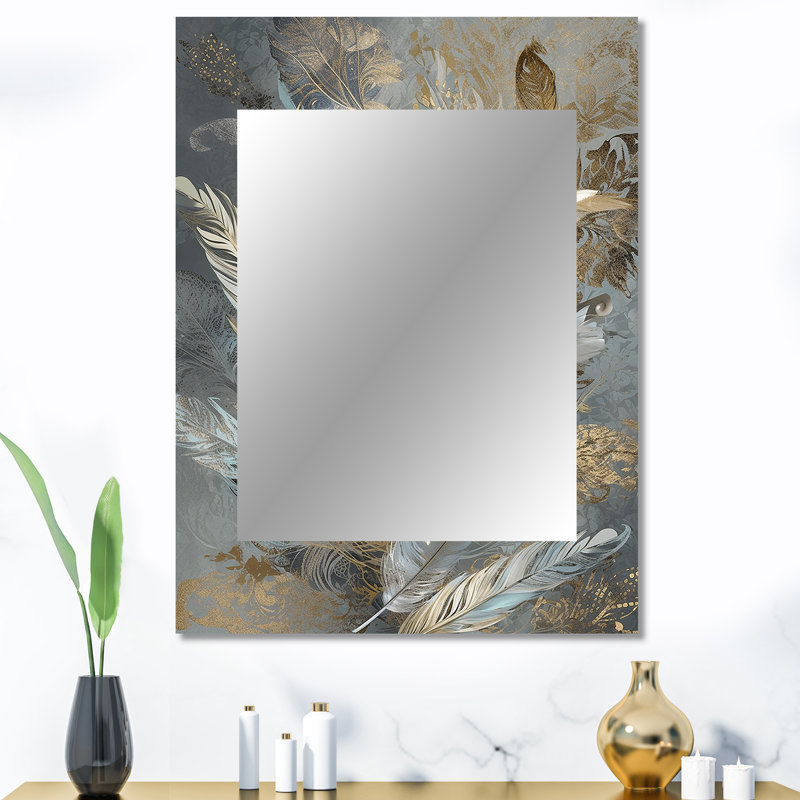Gold Feather Extravaganza V - Glam Feather, 40 po x 30 po