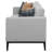 Jared Upholstered Track Arm Sofa Light Gray