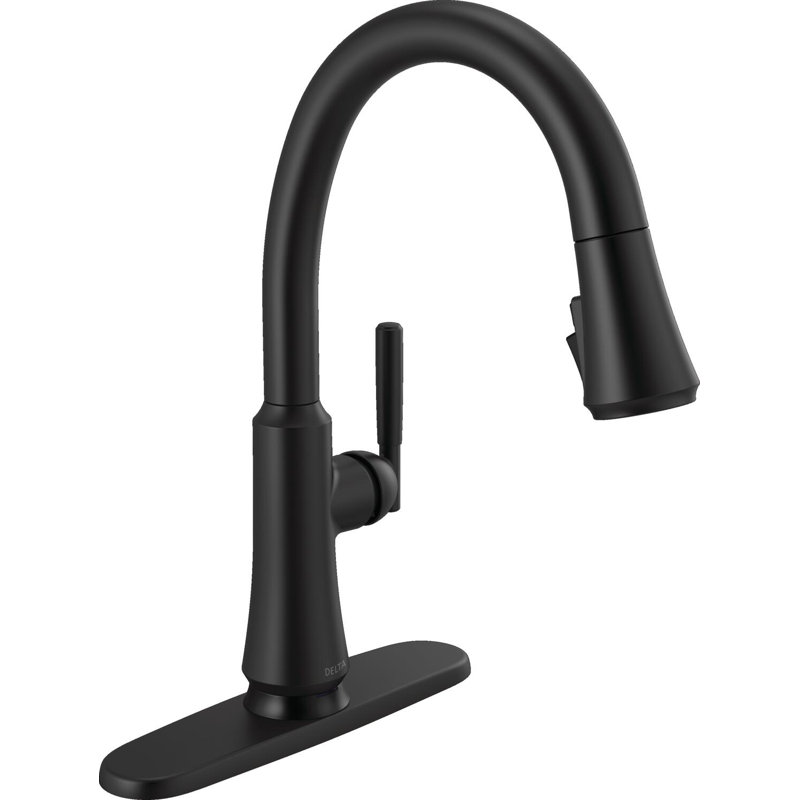 Touch2O Kitchen Faucet with Touchless Technology, Matte Black