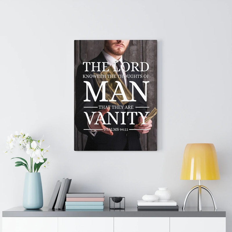 Thoughts Of Man - Wrapped Canvas Print, 61cm H x 46cm W