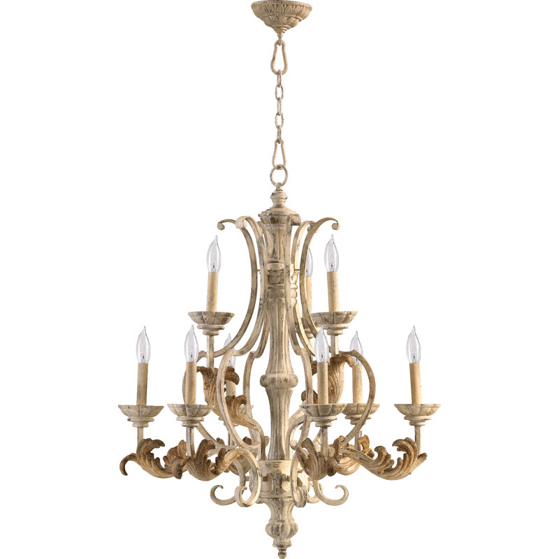 Lustre à 9 lumières de style bougie Betio
