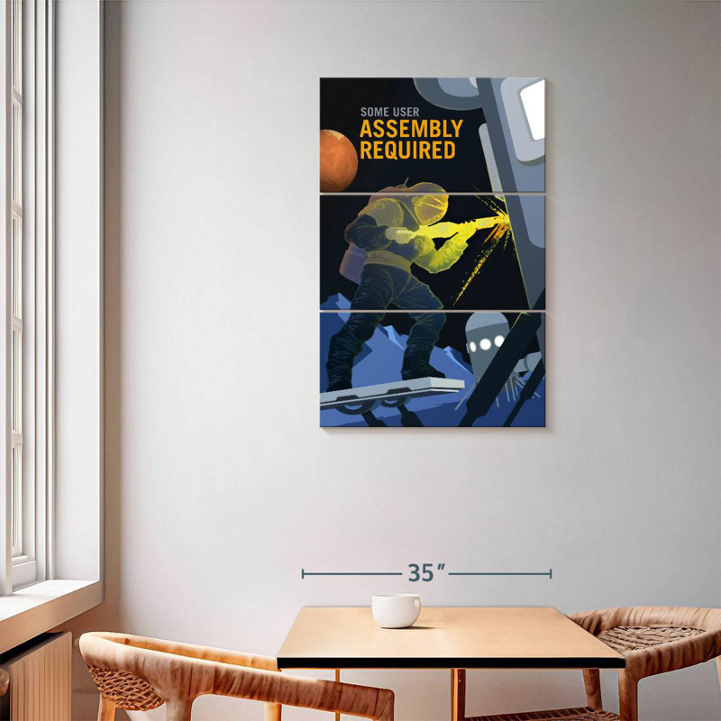 Oberle Mars Explorers Wanted Poster I, 57'' H x 36'' W