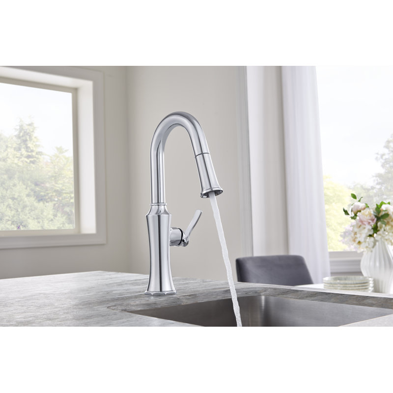 Draper Pull Down Bar Faucet, Chrome