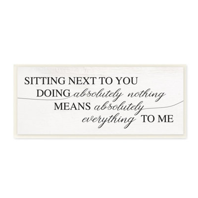 Rien ne signifie tout phrase romantique par Daphne Polselli - impression d'art graphique