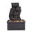 Peringer Outdoor Concrete / Cement Weather Resistant Cascade Fountain with Lights