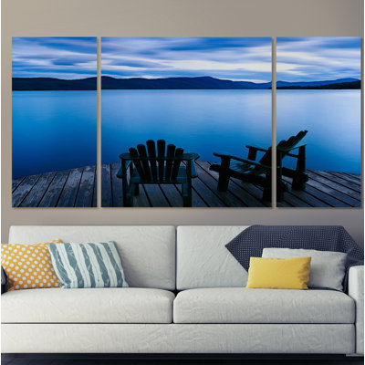 " Scene On The Water V " 3 - Pieces