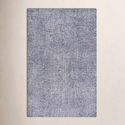 Britley Black White Hand-Tufted Wool Rug