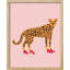 "Drôle de guépard jaune" sur papier-98267208-98267205