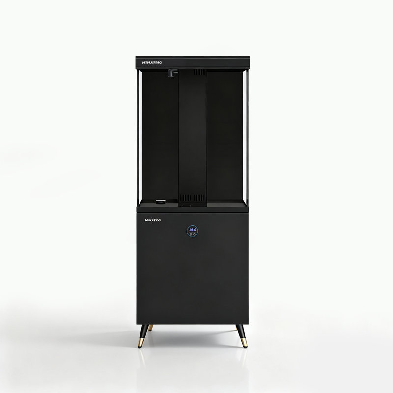 Réservoir d'aquarium léger en aluminium, Noir, 10,57 gallons (H 52,09 po x l 15,87 po x P 16,57 p