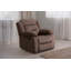 Ensemble de salon 2 pièces 1 x Causeuse 1 x Coussin inclinable Accoudoir Appui-tête Support capitonné vertical Finition chocolat