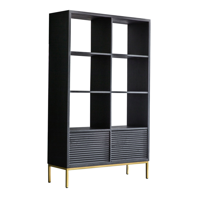 Buster 163cm H x 100cm W Solid Wood Standard Bookcase