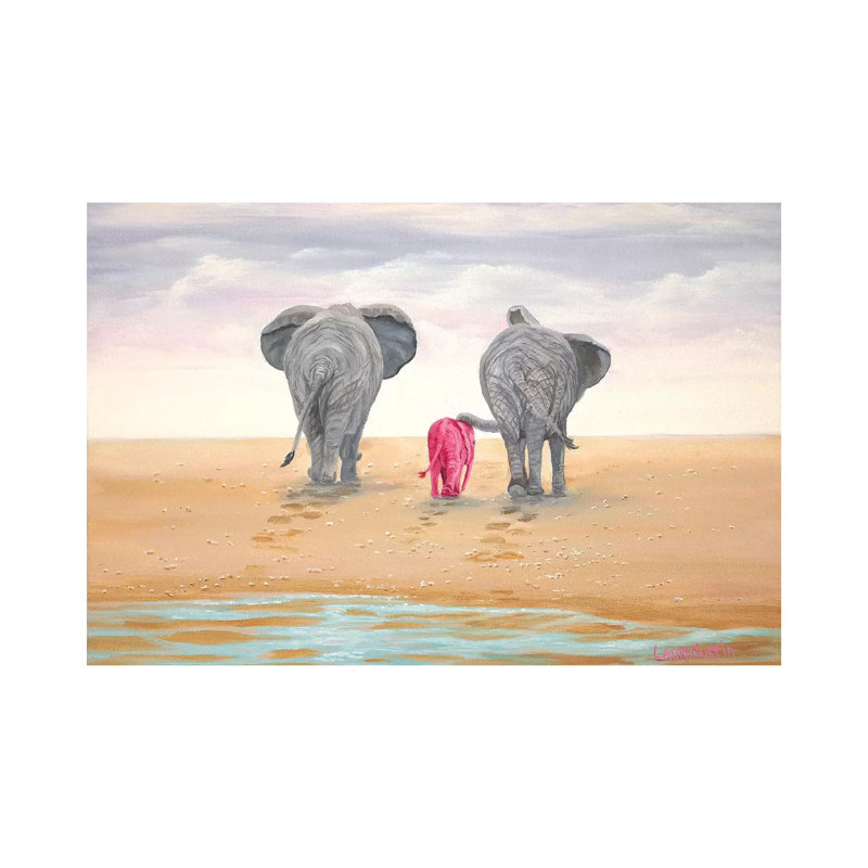 Headed Home by Laura Curtin - Wrapped Canvas Painting, 30.48 cm H x 45.72 cm W