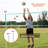 Hall of Games 20-ft Outdoor Volleyball and Badminton Net with Carrying Bag Accessories Set