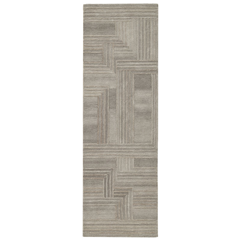 Tauhid Tufted Polyester Indoor Rug, 2'6x8'