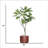 72'' Faux Fiddle Tree Tree in Pot