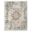 Tapis oriental bleu / gris / orange en polyester / polypropylène tissé à la machine Rectangle-96517738