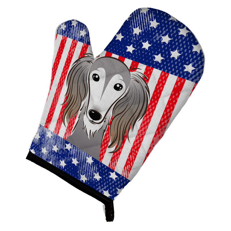 Saluki pour trésors et four caroline American Flag