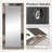 Gabrielle Rectangle PS Leaning Mirror Wall Mirror with Wide Frame