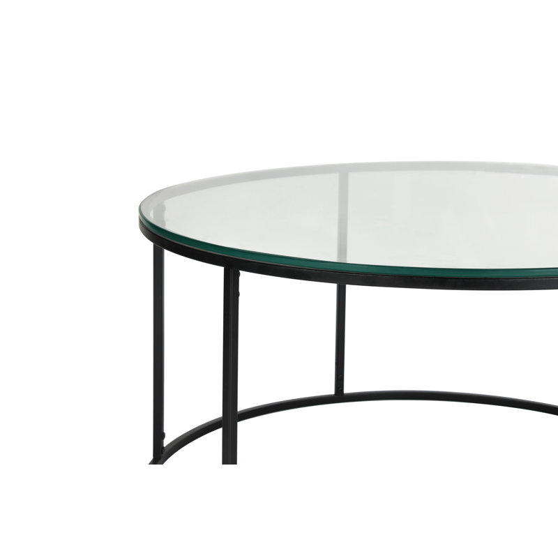 Saaim Glass Top Coffee Table
