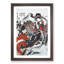 Mystical Bird by Katsushika Hokusai - Picture Frame Painting Print-55580983-55580986