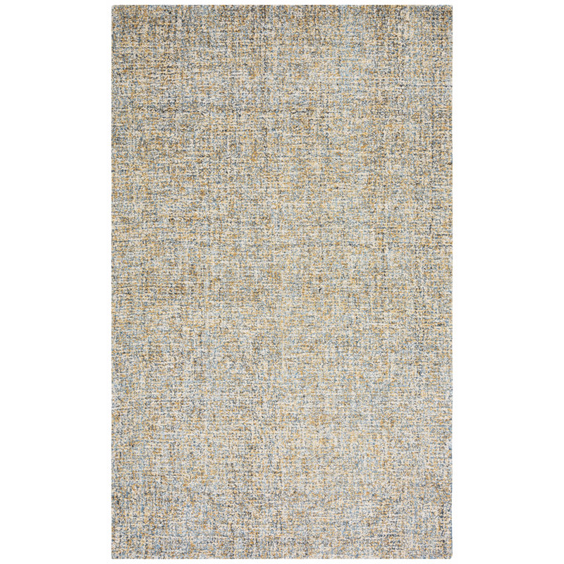 Tapis abstrait touffeté à la main Jaymeson, Rectangle 6 pi x 9 pi
