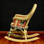 Chaise berçante en osier pour enfant Deas-1553908221