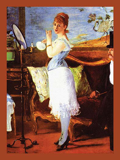 « nana » par manet, reproduction d’art
