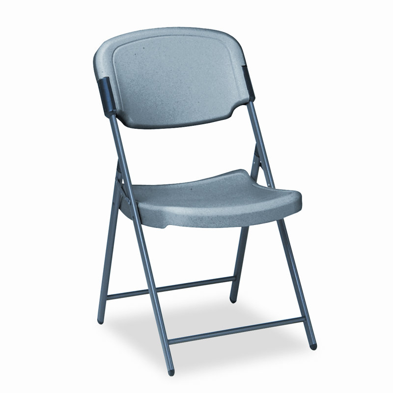 Chaise pliante en plastique Rough N Ready, Anthracite