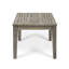 Table de patio d'extérieur en bois Hampton