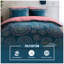Geometric Pattern Duvet Cover Set with Matching Pillowcases - Polycotton Bedding Set - Available in Single Double King-1711983769