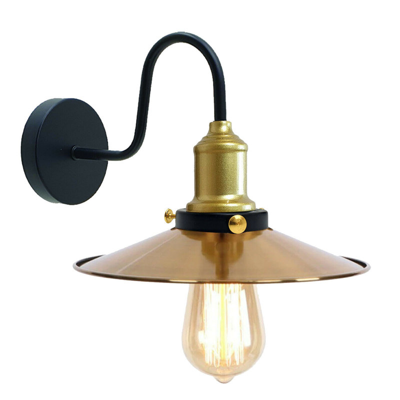 Orleans Armed Sconce, Yellow Brass