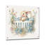 Baby Bunny In Crib With Flowers II - Lapin, art mural acrylique pour le salon-1508535511