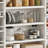 Kitchen Cart Coffee Station Kitchen Island With Storage Coffee Stand with MDF Top