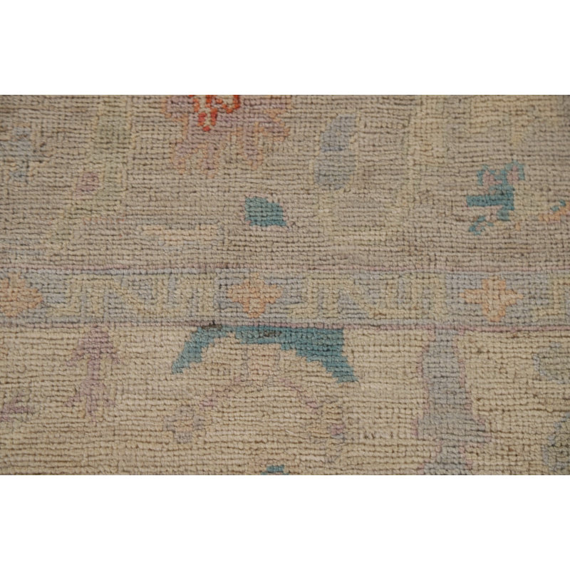 Vegetable Dye Oushak Turkish Area Rug 5x7