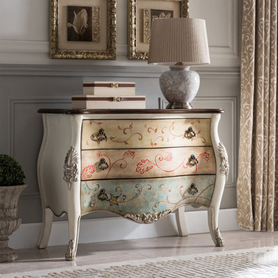 American-style three-drawer entrance cabinet