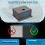 Évier de cuisine à cuve simple à cuve simple en acier inoxydable L 22 po x l 22 po