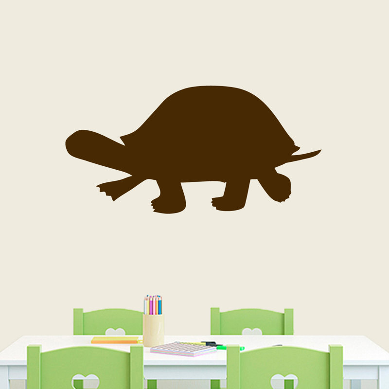 Adhésif décoratif tortue, Brun
