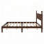 Retro Style Wood Platform Bed-117794039