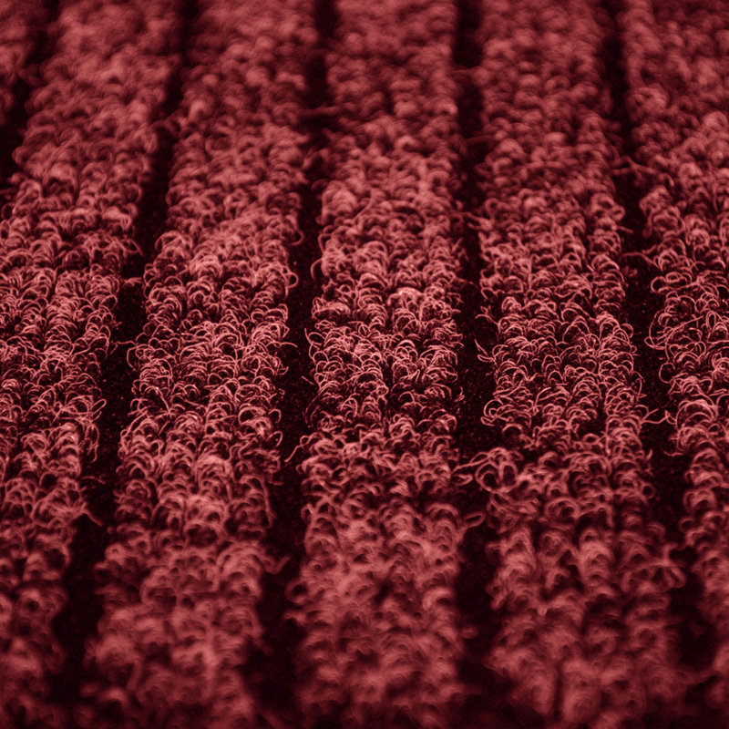 Aspire Homeware Non-Slip Indoor & Outdoor PVC Rubber Doormat, Reactangle (40cm W x 60cm L), Burgundy