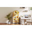 Vitrine H 71 po avec capteur de lumière 3 couleurs et armoire de rangement à 5 niveaux-1348129542