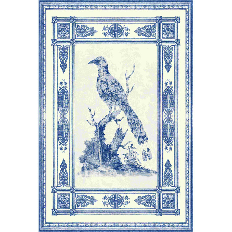 Toile De Jouy II, H 12 po x l 8 po