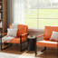 Fauteuil en similicuir 24,83 po Eritrea-1012264080