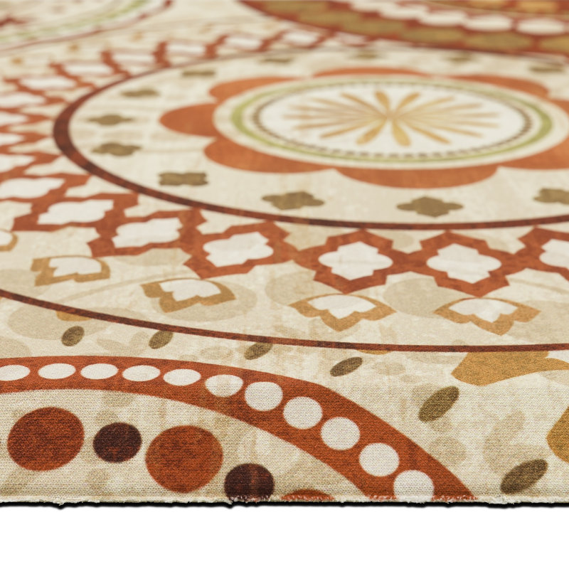  Burrus Spice Suzani Dri- Pro Comfort Stain Resistant Anti-Fatigue Non-Slip Kitchen Mat, 18" x 30"
