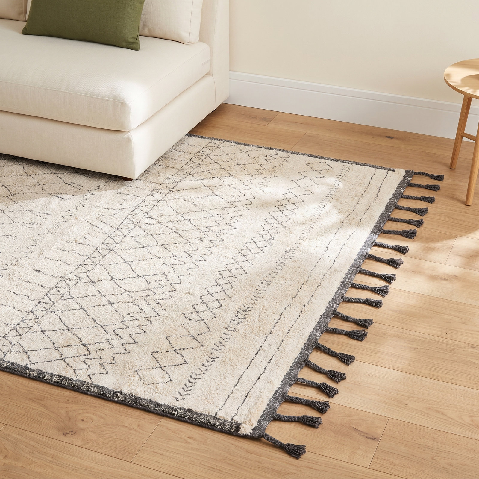 Clover Hand-Woven Moroccan Rug, Rectangle 8' x 10'