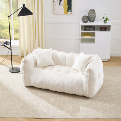  Bean Bag Sofa Large Bean Bag Chair Tufted Loveseat